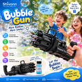 Automatic Bubble Gun Toy – Battery Operated Bubble Blaster for Kids