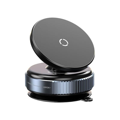 360° magnetic vacuum car phone holder for car dashboard